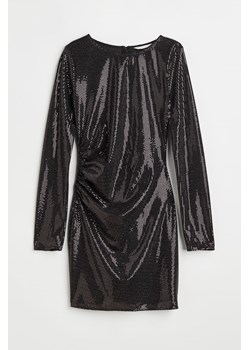 H & M - Sukienka bodycon z cekinami - Czarny ze sklepu H&M w kategorii Sukienki - zdjęcie 161507380
