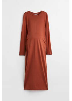 H & M - MAMA Sukienka z długim rękawem - Pomarańczowy ze sklepu H&M w kategorii Sukienki ciążowe - zdjęcie 161508893