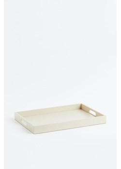 H & M - Lakierowana taca - Beżowy ze sklepu H&M w kategorii Tace - zdjęcie 161514124