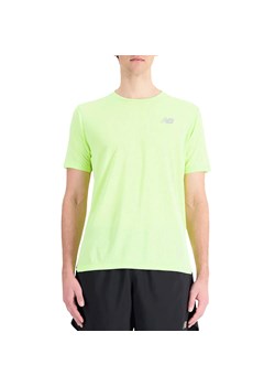 Koszulka New Balance MT21262TWY - zielona ze sklepu streetstyle24.pl w kategorii T-shirty męskie - zdjęcie 161518180