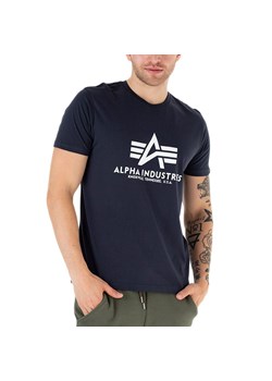 Koszulka Alpha Industries Basic T-shirt 10050102 - granatowa ze sklepu streetstyle24.pl w kategorii T-shirty męskie - zdjęcie 161519030