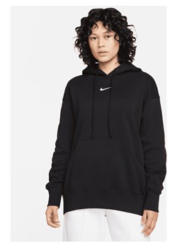 Damska bluza z kapturem o kroju oversize Nike Sportswear Phoenix Fleece - Czerń ze sklepu Nike poland w kategorii Bluzy damskie - zdjęcie 161519960