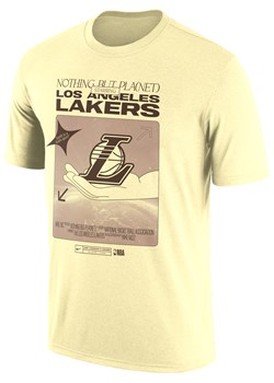 T-shirt męski Los Nike NBA Angeles Lakers - Brązowy ze sklepu Nike poland w kategorii T-shirty męskie - zdjęcie 161520020