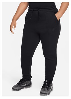 Joggery dla dużych dzieci (dziewcząt) Nike Sportswear Tech Fleece (szersze rozmiary) - Czerń ze sklepu Nike poland w kategorii Spodnie dziewczęce - zdjęcie 161520311
