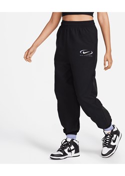 Damskie joggery z tkaniny Nike Sportswear - Czerń ze sklepu Nike poland w kategorii Spodnie damskie - zdjęcie 161520712