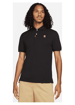 Męska dopasowana koszulka polo The Nike Polo - Czerń ze sklepu Nike poland w kategorii T-shirty męskie - zdjęcie 161520872