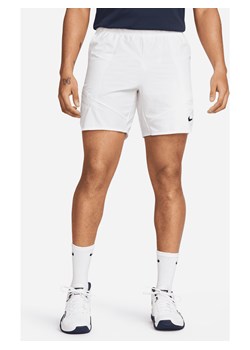 Męskie spodenki tenisowe 18 cm NikeCourt Dri-FIT Advantage - Biel ze sklepu Nike poland w kategorii Spodenki męskie - zdjęcie 161521034