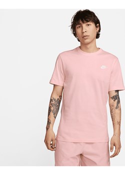 T-shirt męski Nike Sportswear Club - Różowy ze sklepu Nike poland w kategorii T-shirty męskie - zdjęcie 161521053