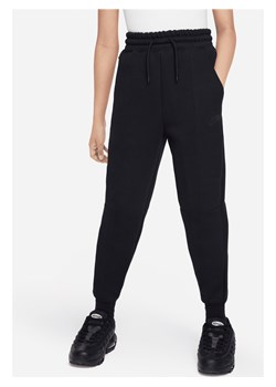 Joggery dla dużych dzieci (dziewcząt) Nike Sportswear Tech Fleece - Czerń ze sklepu Nike poland w kategorii Spodnie dziewczęce - zdjęcie 161521370