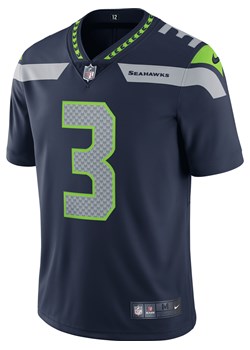 Męska limitowana koszulka do futbolu amerykańskiego NFL Seattle Seahawks Vapor Untouchable (Russell Wilson) - Niebieski ze sklepu Nike poland w kategorii T-shirty męskie - zdjęcie 161521401