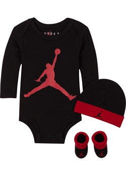 Trzyczęściowy zestaw dla niemowląt Jordan (0–12 M) - Czerń ze sklepu Nike poland w kategorii Komplety niemowlęce - zdjęcie 161521551