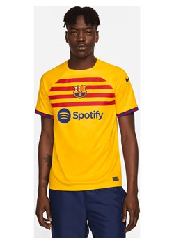 Męska koszulka piłkarska Nike Dri-FIT FC Barcelona Stadium 2023/24 (wersja czwarta) - Żółty ze sklepu Nike poland w kategorii T-shirty męskie - zdjęcie 161521654
