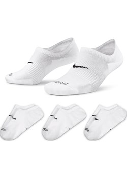 Damskie treningowe skarpety stopki Nike Everyday Plus Cushioned (3 pary) - Wielokolorowe ze sklepu Nike poland w kategorii Skarpetki damskie - zdjęcie 161521680