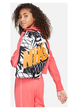 Worek gimnastyczny dla dzieci Nike (12 l) - Czerń ze sklepu Nike poland w kategorii Plecaki dla dzieci - zdjęcie 161521890