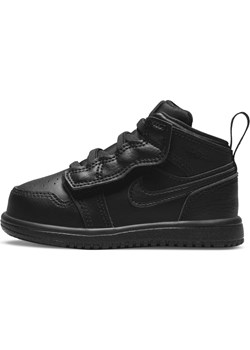 Buty dla niemowląt i maluchów Jordan 1 Mid - Czerń ze sklepu Nike poland w kategorii Buciki niemowlęce - zdjęcie 161522024