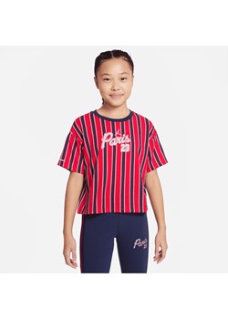T-shirt dla dużych dzieci (dziewcząt) Paris Saint-Germain - Czerwony ze sklepu Nike poland w kategorii Bluzki dziewczęce - zdjęcie 161522134