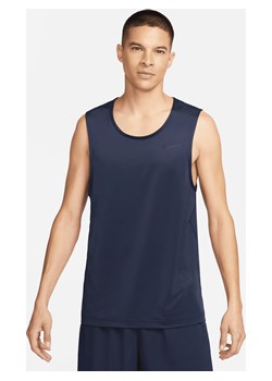 Męska koszulka bez rękawów do fitnessu Dri-FIT Nike Ready - Niebieski ze sklepu Nike poland w kategorii T-shirty męskie - zdjęcie 161522451