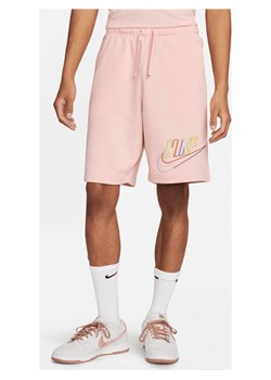 Męskie spodenki z dzianiny dresowej Nike Club Fleece - Różowy ze sklepu Nike poland w kategorii Spodenki męskie - zdjęcie 161522453