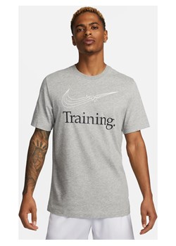 Męski T-shirt treningowy Nike Dri-FIT - Szary ze sklepu Nike poland w kategorii T-shirty męskie - zdjęcie 161522722