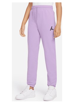 Spodnie dla dużych dzieci (dziewcząt) Jordan - Fiolet ze sklepu Nike poland w kategorii Spodnie dziewczęce - zdjęcie 161522790