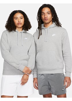 Bluza z kapturem Nike Sportswear Club Fleece - Szary ze sklepu Nike poland w kategorii Bluzy męskie - zdjęcie 161522852