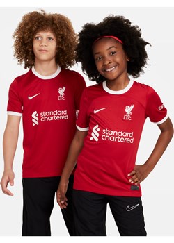 Koszulka piłkarska dla dużych dzieci Nike Dri-FIT Liverpool F.C. Stadium 2023/24 - Czerwony ze sklepu Nike poland w kategorii T-shirty chłopięce - zdjęcie 161523122