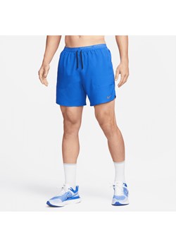 Męskie spodenki do biegania z wszytą bielizną 18 cm Nike Dri-FIT Stride - Niebieski ze sklepu Nike poland w kategorii Spodenki męskie - zdjęcie 161523223