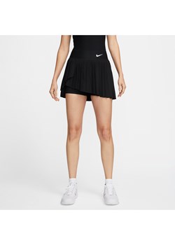 Damska plisowana spódnica tenisowa NikeCourt Dri-FIT Advantage - Czerń ze sklepu Nike poland w kategorii Spódnice - zdjęcie 161523543