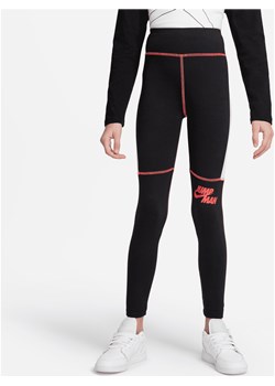 Legginsy dla dużych dzieci (dziewcząt) Jordan Jumpman - Czerń ze sklepu Nike poland w kategorii Spodnie dziewczęce - zdjęcie 161523552