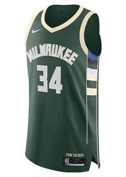 Koszulka męska Nike NBA Authentic Giannis Antetokounmpo Bucks Icon Edition 2020 - Zieleń ze sklepu Nike poland w kategorii T-shirty męskie - zdjęcie 161523574