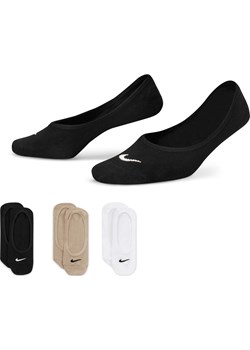Damskie treningowe skarpety stopki Nike Everyday Lightweight (3 pary) - Wielokolorowe ze sklepu Nike poland w kategorii Skarpetki damskie - zdjęcie 161523704