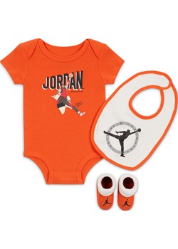 Zestaw body dla niemowląt (0–6 M) Jordan MVP Bodysuit Box Set - Pomarańczowy ze sklepu Nike poland w kategorii Komplety niemowlęce - zdjęcie 161524371