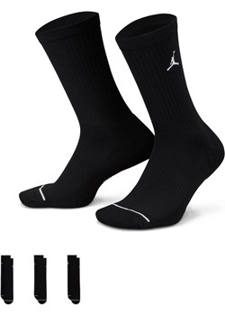 Klasyczne skarpety Jordan Everyday (3 pary) - Czerń ze sklepu Nike poland w kategorii Skarpetki męskie - zdjęcie 161524533