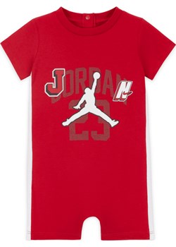 Rampers z dzianiny dla niemowląt Jordan Gym 23 (3–6 M) - Czerwony ze sklepu Nike poland w kategorii Rampersy - zdjęcie 161524604