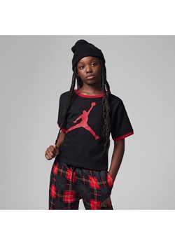 T-shirt dla dużych dzieci Jordan Essentials Ringer - Czerń ze sklepu Nike poland w kategorii Bluzki dziewczęce - zdjęcie 161524644
