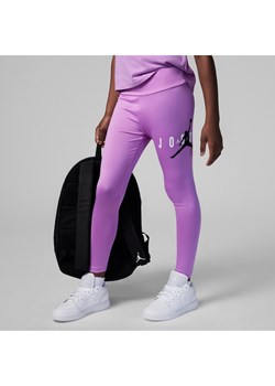 Legginsy przyjazne środowisku dla dużych dzieci Jumpman Jordan - Fiolet ze sklepu Nike poland w kategorii Spodnie dziewczęce - zdjęcie 161524724