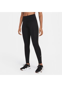 Damskie legginsy ze średnim stanem Nike One - Czerń ze sklepu Nike poland w kategorii Spodnie damskie - zdjęcie 161524732