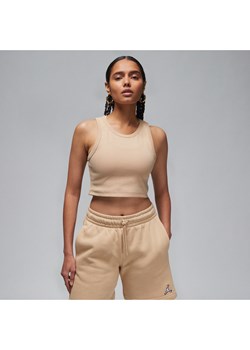 Damska koszulka bez rękawów Jordan - Brązowy ze sklepu Nike poland w kategorii Bluzki damskie - zdjęcie 161524791