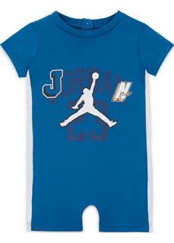 Rampers z dzianiny dla niemowląt Jordan Gym 23 (3–6 M) - Niebieski ze sklepu Nike poland w kategorii Rampersy - zdjęcie 161524913