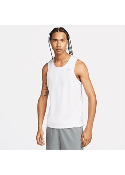 Męska koszulka bez rękawów do biegania Dri-FIT Nike Miler - Biel ze sklepu Nike poland w kategorii T-shirty męskie - zdjęcie 161524943