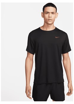 Męska koszulka z krótkim rękawem do biegania Nike Dri-FIT UV Miler - Czerń ze sklepu Nike poland w kategorii T-shirty męskie - zdjęcie 161525073