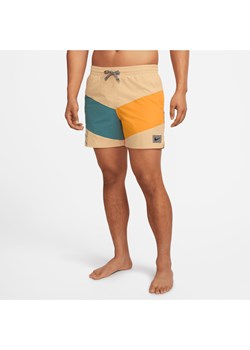 Męskie spodenki kąpielowe do siatkówki Nike 13 cm - Brązowy ze sklepu Nike poland w kategorii Kąpielówki - zdjęcie 161525261
