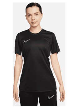 Damka koszulka piłkarska z krótkim rękawem Nike Dri-FIT Academy - Czerń ze sklepu Nike poland w kategorii Bluzki damskie - zdjęcie 161525394