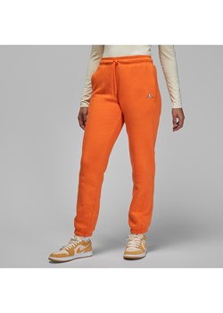 Damskie spodnie z dzianiny Jordan Brooklyn - Pomarańczowy ze sklepu Nike poland w kategorii Spodnie damskie - zdjęcie 161525422