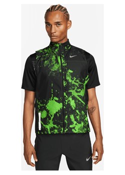 Męski bezrękawnik do biegania Nike Repel Run Division - Zieleń ze sklepu Nike poland w kategorii T-shirty męskie - zdjęcie 161525460