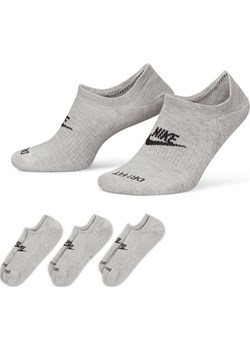Skarpety stopki Everyday Plus Cushioned Nike - Szary ze sklepu Nike poland w kategorii Skarpetki damskie - zdjęcie 161525733