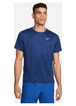 Męska koszulka z krótkim rękawem do biegania Nike Dri-FIT UV Miler - Niebieski ze sklepu Nike poland w kategorii T-shirty męskie - zdjęcie 161525850
