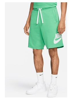 Męskie spodenki z dzianiny dresowej Nike Club Alumni - Zieleń ze sklepu Nike poland w kategorii Spodenki męskie - zdjęcie 161525884