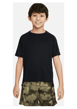 Koszulka treningowa dla dużych dzieci (chłopców) Dri-FIT Nike Multi - Czerń ze sklepu Nike poland w kategorii T-shirty chłopięce - zdjęcie 161525922