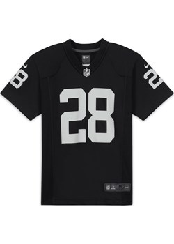 Koszulka do futbolu amerykańskiego dla dużych dzieci NFL Las Vegas Raiders (Josh Jacobs) - Czerń ze sklepu Nike poland w kategorii T-shirty chłopięce - zdjęcie 161526104